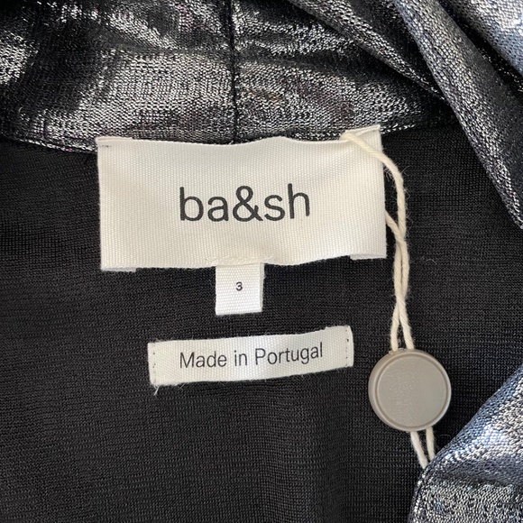 BA&SH “Miss Metallic” Mini Dress| Size Large (US 8) | NWT - Picture 13 of 16